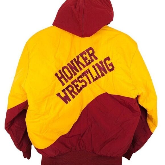 Vintage Kenmare Honkers Wrestling Jacket Mens Size Medium Y2K High School ND - Picture 1 of 7